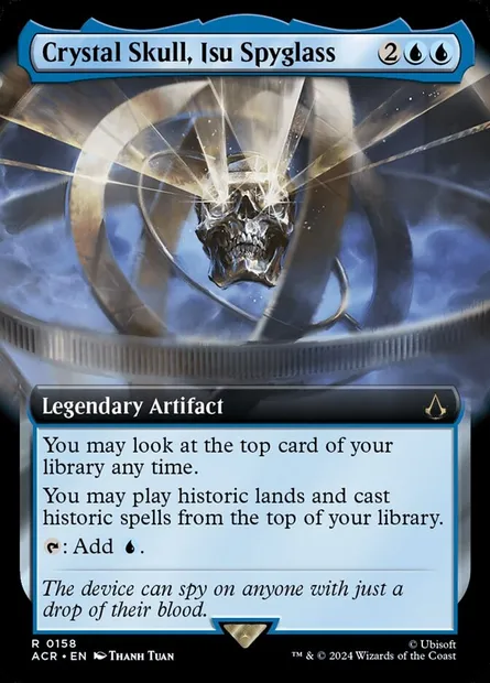 Crystal Skull, Isu Spyglass, Magic card ACR 158 — Assassin's Creed set