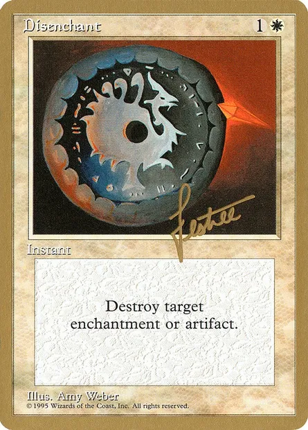 Disenchant, Magic card PTC bl22 — Pro Tour Collector Set set