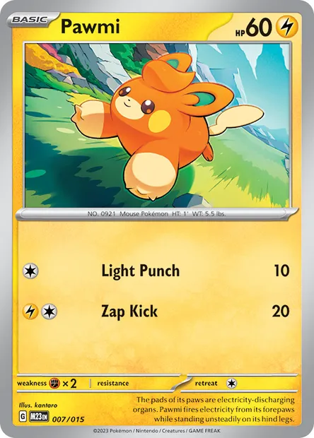 Pohm, carte Pokémon MCD23 7 — extension Collection McDonald's 2023