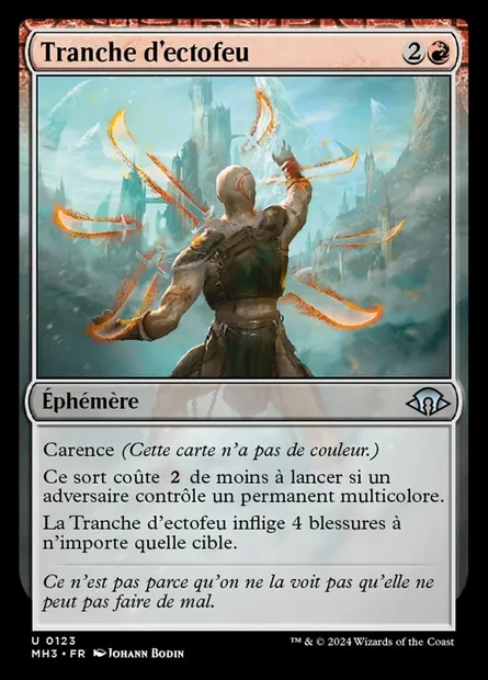 Tranche d'ectofeu, carte Magic MH3 123 — extension Modern Horizons 3