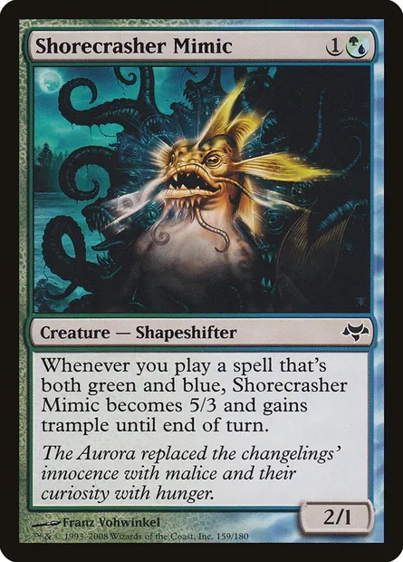 Shorecrasher Mimic, Magic card EVE 159 — Eventide set