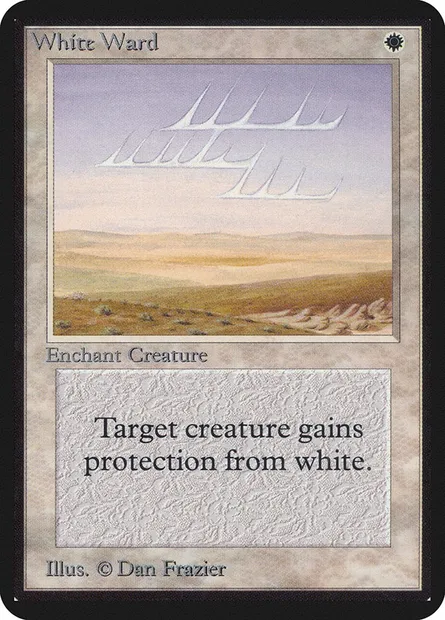 White Ward, Magic card LEA 44 — Limited Edition Alpha set