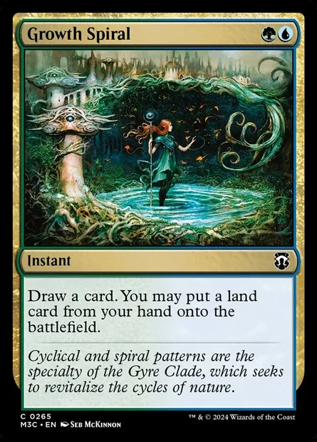 Growth Spiral, Magic card M3C 265 — Modern Horizons 3 Commander set
