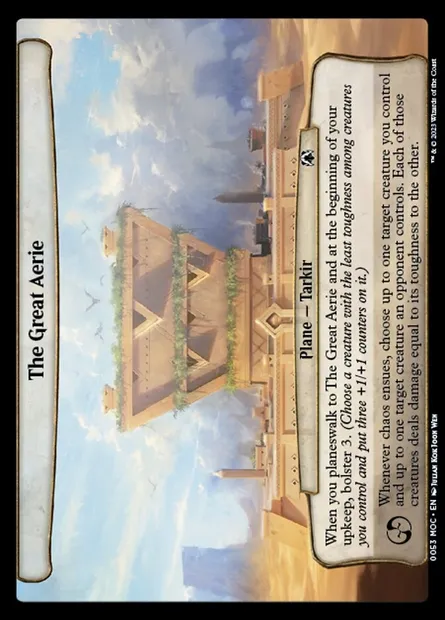 The Great Aerie, Magic card MOC 53 — March of the Machine Commander set