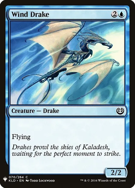 Wind Drake, Magic card PLST KLD-70 — The List set