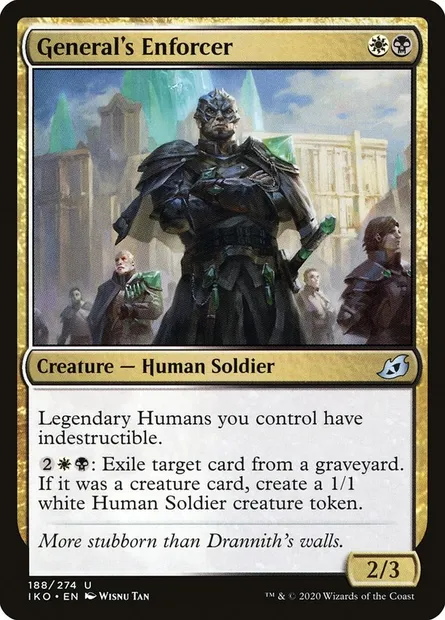 General's Enforcer, Magic card IKO 188 — Ikoria: Lair of Behemoths set