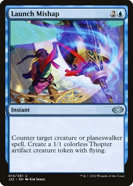 Launch Mishap, Magic card J22 14 — Jumpstart 2022 set