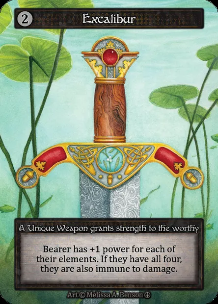 Excalibur, Sorcery card ATH 166 — Arthurian Legends set