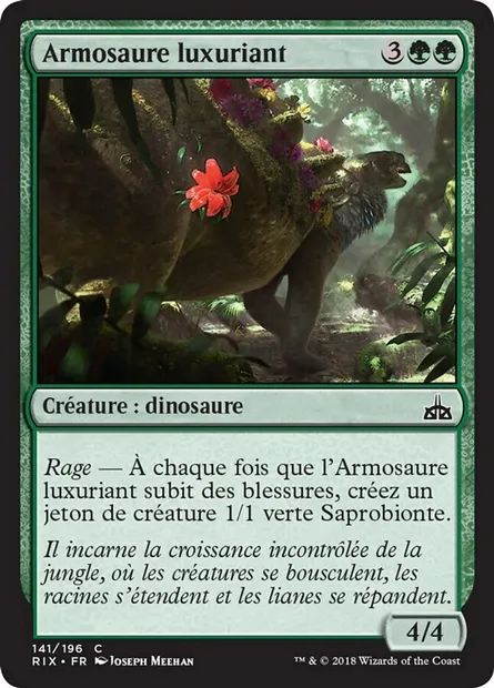 Armosaure luxuriant, carte Magic RIX 141 — extension Les combattants d'Ixalan