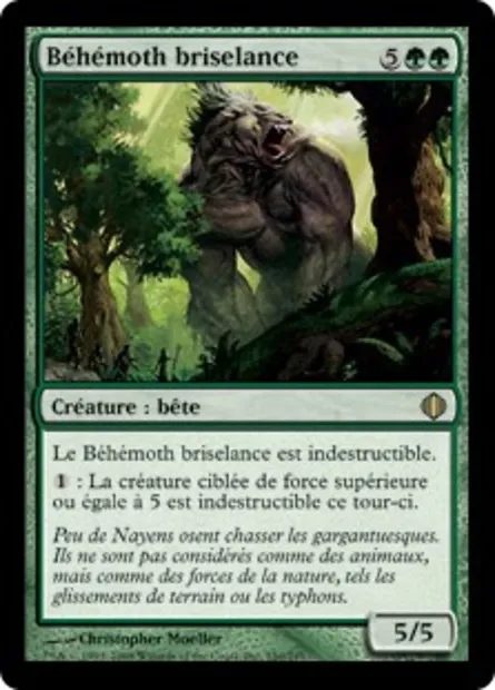 Béhémoth briselance, carte Magic ALA 150 — extension Les éclats d'Alara