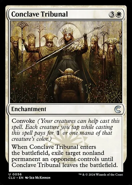 Tribunal du Conclave, carte Magic CLU 56 — extension Ravnica: Clue Edition