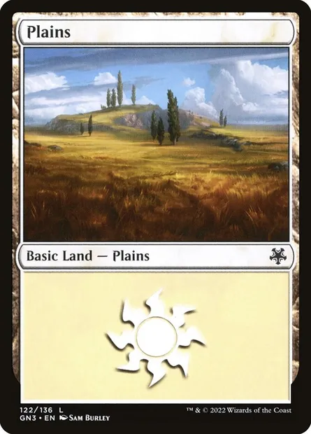 Plains, Magic card GN3 122 — Game Night: Free-for-All set