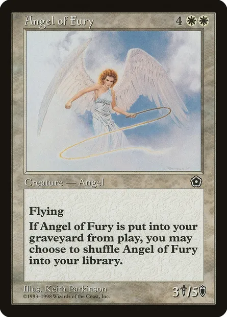 Ange de fureur, carte Magic P02 7 — extension Portal Second Age