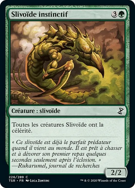 Slivoïde instinctif, carte Magic TSR 226 — extension Spirale Temporelle Remastered