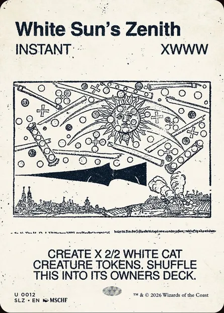White Sun's Zenith, Magic card SLZ 12 — The Zeta Set set