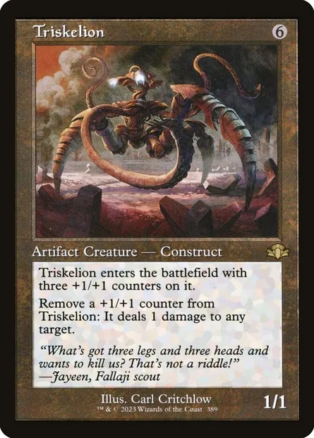 Triskelion, Magic card DMR 389 — Dominaria Remastered set
