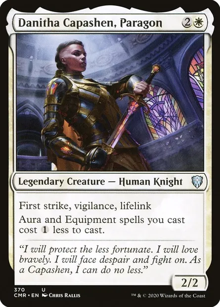Danitha Capashen, Paragon, Magic card CMR 370 — Commander Legends set
