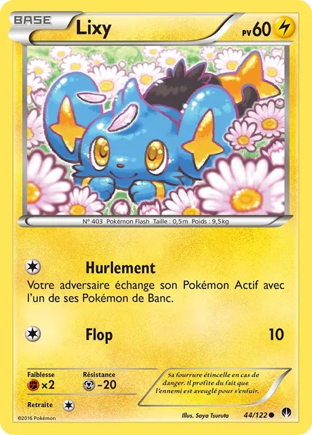 Lixy, carte Pokémon BKP 44 — extension Rupture Turbo
