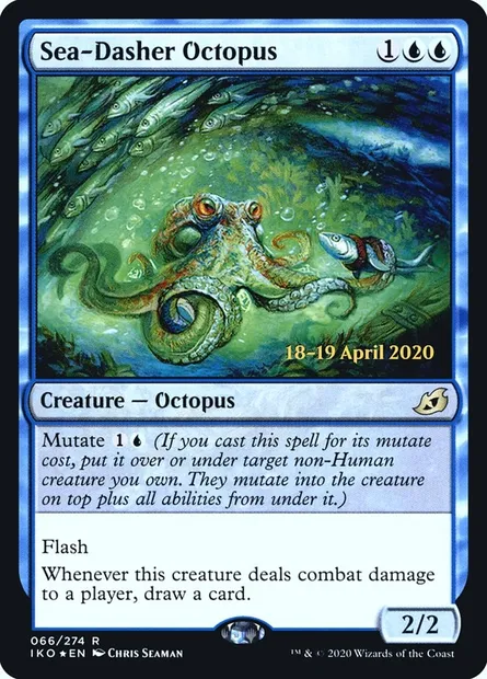 Sea-Dasher Octopus, Magic card PIKO 66s — Ikoria: Lair of Behemoths Promos set