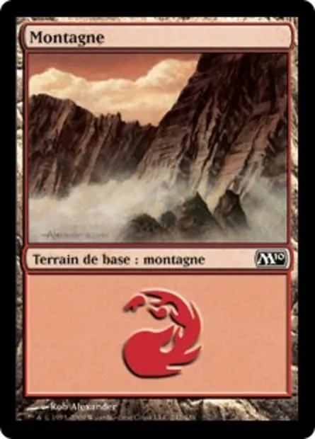 Montagne, carte Magic M10 242 — extension Magic 2010