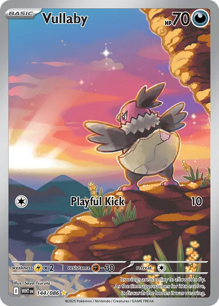 Vullaby, Pokémon card WHT 144 — White Flare set