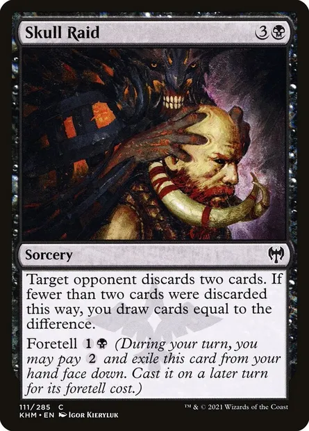 Skull Raid, Magic card KHM 111 — Kaldheim set