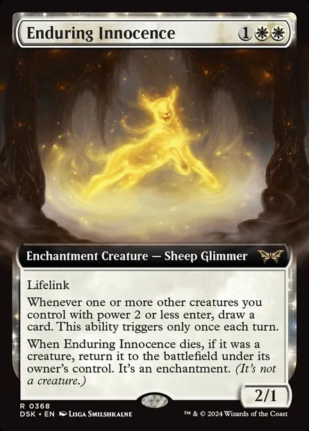 Enduring Innocence, Magic card DSK 368 — Duskmourn: House of Horror set