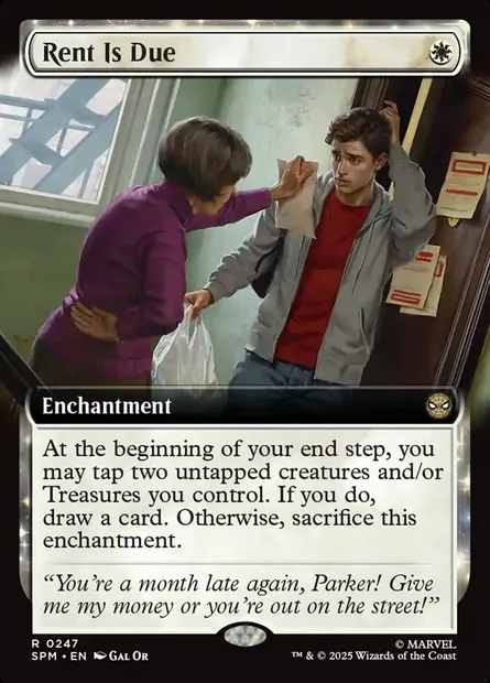 Rent Is Due, Magic card SPM 247 — Marvel's Spider-Man set