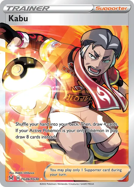 Kabu, Pokémon card LOR TG26 — Lost Origin set