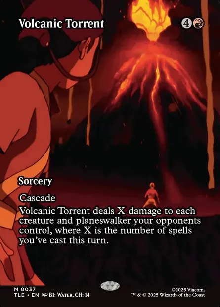 Volcanic Torrent, Magic card TLE 37 — Avatar: The Last Airbender Eternal set