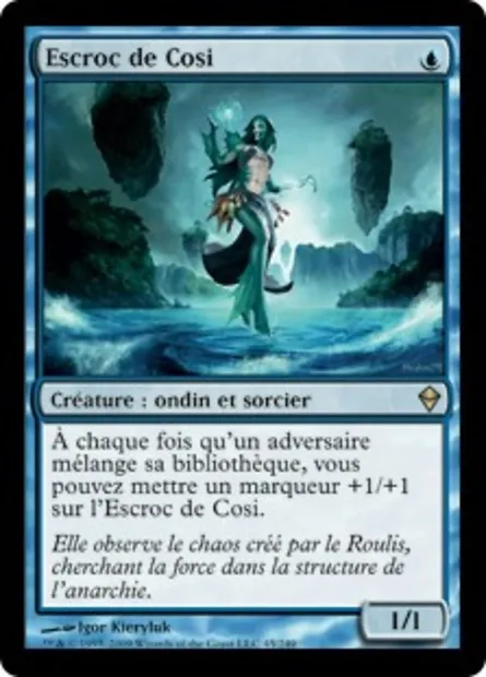 Escroc de Cosi, carte Magic ZEN 45 — extension Zendikar