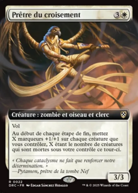 Prêtre du croisement, carte Magic DRC 22 — extension Aetherdrift Commander