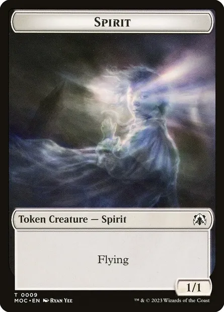 Spirit, Magic card TMOC 9 — March of the Machine Commander Tokens set