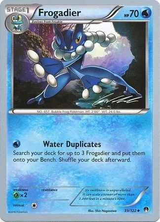 Frogadier, Pokémon card WCD16 039 — World Championship Decks 2016 set