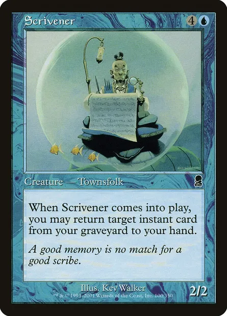 Scrivener, Magic card ODY 100 — Odyssey set