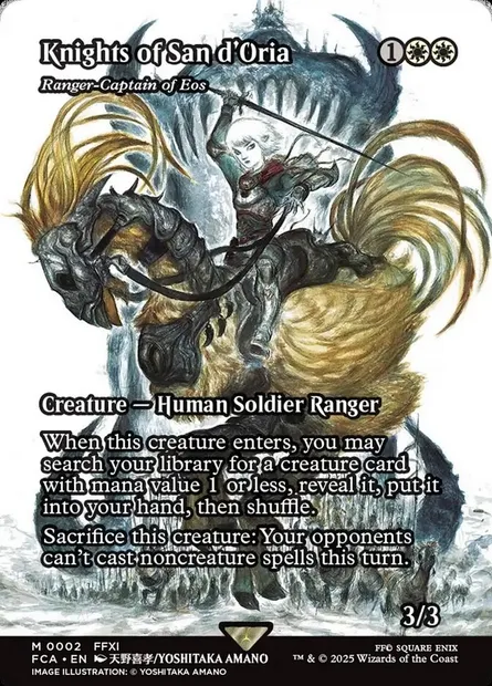 Ranger-Captain of Eos, Magic card FCA 2 — Final Fantasy: Through the Ages set