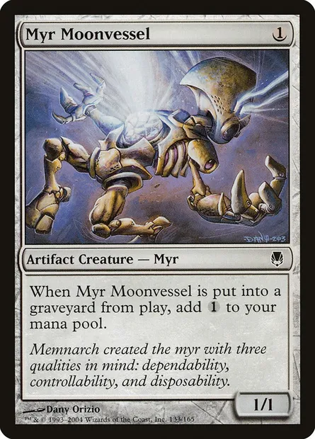Myr Moonvessel, Magic card DST 133 — Darksteel set