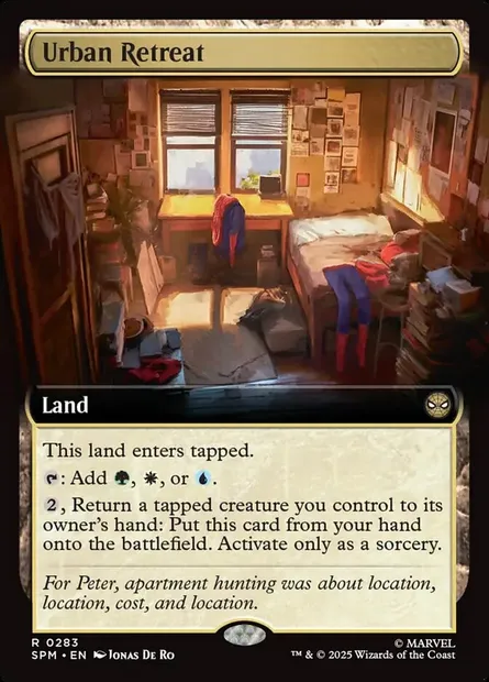 Urban Retreat, Magic card SPM 283 — Marvel's Spider-Man set