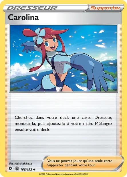 Carolina, carte Pokémon RCL 166 — extension Clash des Rebelles