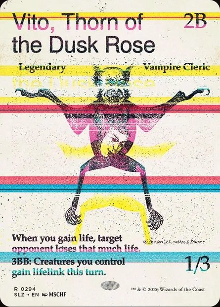 Vito, Thorn of the Dusk Rose, Magic card SLZ 294 — The Zeta Set set