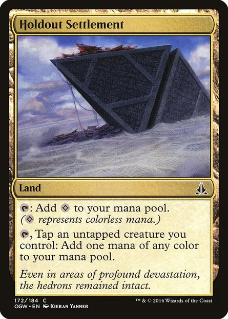 Holdout Settlement, Magic card OGW 172 — Oath of the Gatewatch set