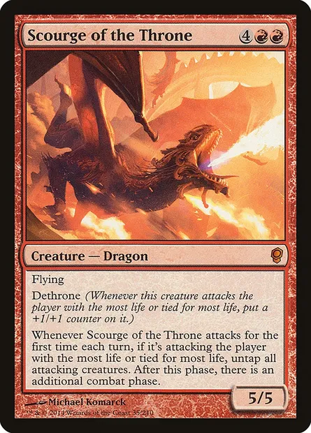Fléau du trône, carte Magic CNS 35 — extension Conspiration