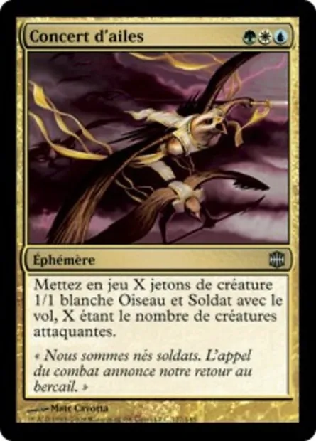 Concert d'ailes, carte Magic ARB 127 — extension La Renaissance d'Alara