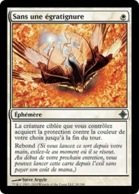 Sans une égratignure, carte Magic ROE 20 — extension L'ascension des Eldrazi