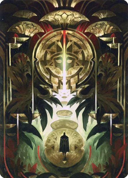 Jetmir's Garden // Jetmir's Garden, carte Magic ASNC 76 — extension New Capenna Art Series
