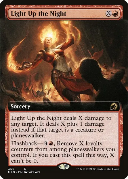 Light Up the Night, Magic card MID 356 — Innistrad: Midnight Hunt set