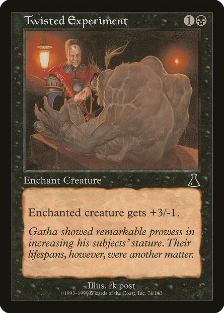 Twisted Experiment, Magic card UDS 74 — Urza's Destiny set