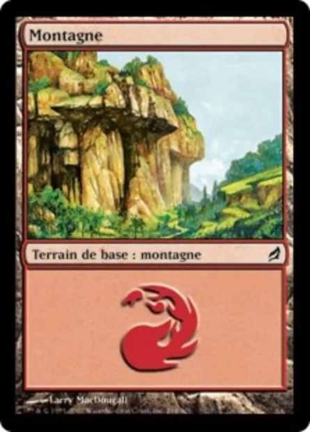 Montagne, carte Magic LRW 294 — extension Lorwyn