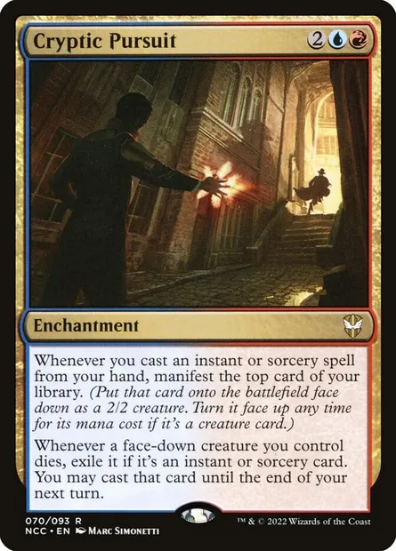 Cryptic Pursuit, Magic card NCC 70 — New Capenna Commander set
