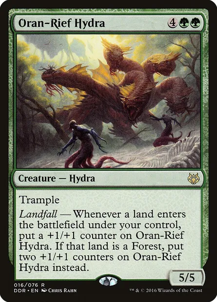 Oran-Rief Hydra, Magic card DDR 16 — Duel Decks: Nissa vs. Ob Nixilis set